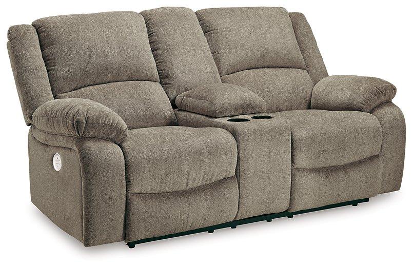 Draycoll Power Reclining Loveseat with Console