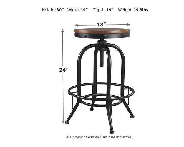 Valebeck Bar Height Bar Stool