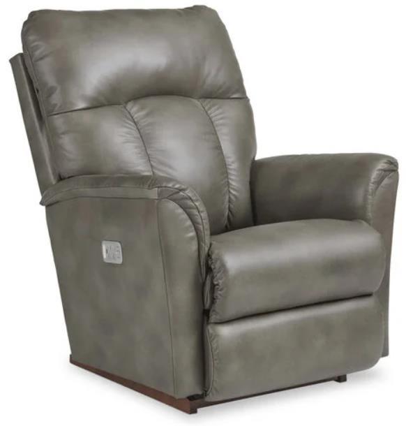 La-Z-Boy Arthur Grey Power Rocking Recliner with Headrest image