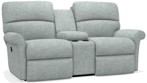 La-Z-Boy Robin Mist Reclining Loveseat with Console image