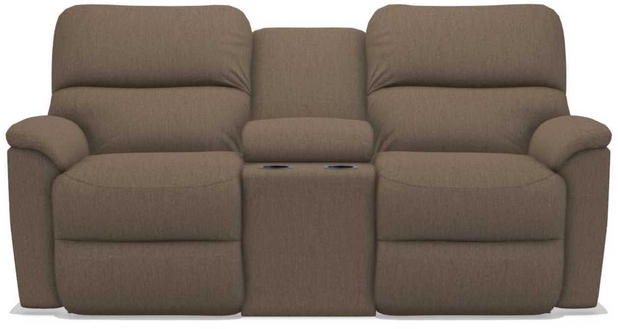 La-Z-Boy Brooks Java Power Reclining Loveseat with Headrest and Console image