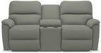 La-Z-Boy Brooks Fossil Power Reclining Loveseat with Headrest and Console image