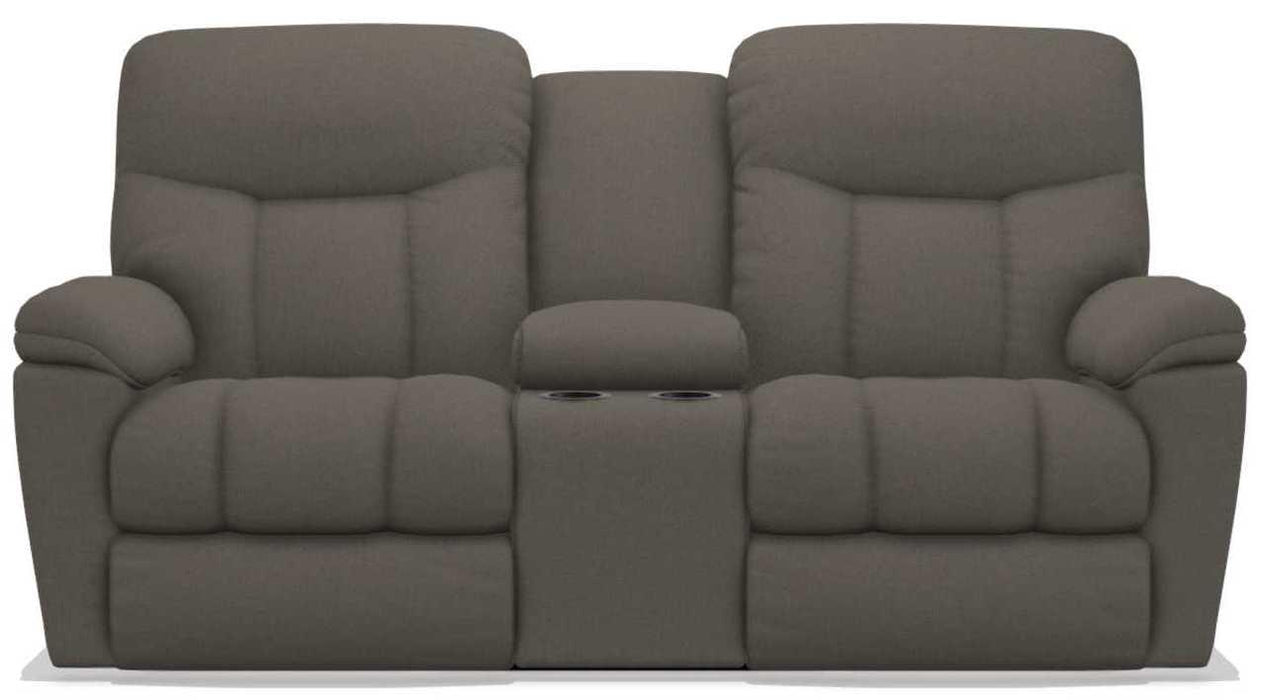 La-Z-Boy Morrison Granite Power Reclining Loveseat with Console image