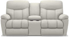 La-Z-Boy Morrison Pearl Power Reclining Loveseat with Console image