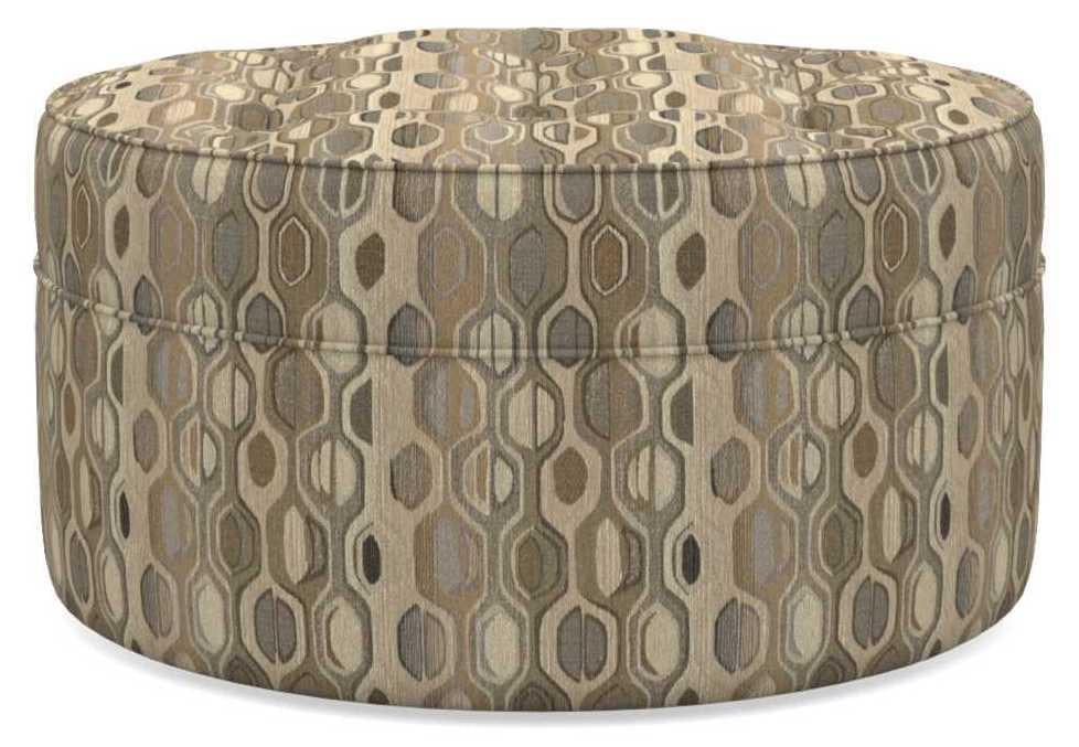 La-Z-Boy Roundabout Flax Ottoman image