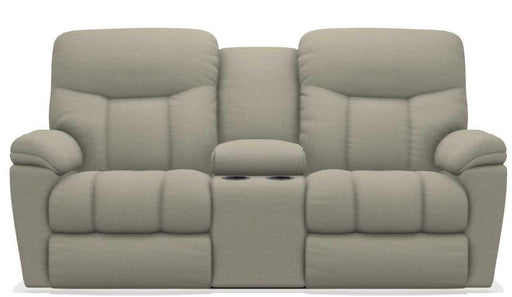 La-Z-Boy Morrison Solids Power Reclining Loveseat with Console image