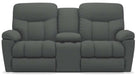 La-Z-Boy Morrison Indigo Power Reclining Loveseat with Console image