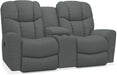 La-Z-Boy Rori Grey Reclining Loveseat w/ Console image