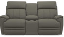 La-Z-Boy Talladega Silver Power Reclining Loveseat with Console image