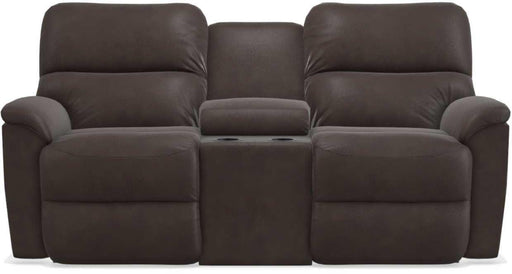 La-Z-Boy Brooks Godiva Power Reclining Loveseat With Headrest And Console image