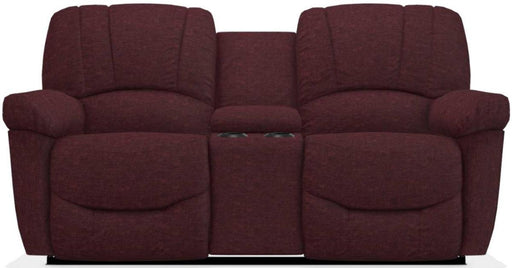 La-Z-Boy Hayes Burgundy Power La-Z-Time Full Reclining Console Loveseat image