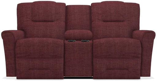 La-Z-Boy Easton PowerRecline La-Z-Time Cherry Reclining Console Loveseat image