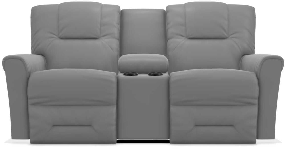 La-Z-Boy Easton PowerRecline La-Z-Time Slate Reclining Console Loveseat image