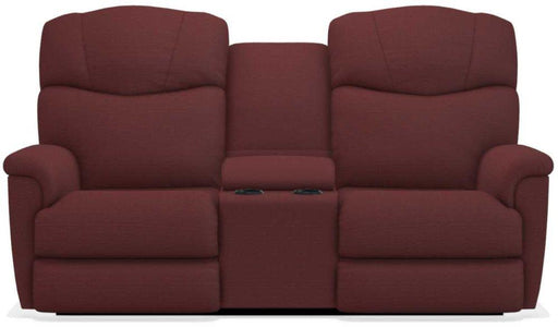 La-Z-Boy Lancer Power La-Z Time Merlot Full Reclining Loveseat with Console image