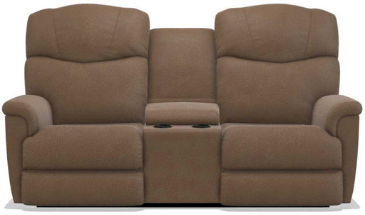 La-Z-Boy Lancer Power La-Z Time Chocolate Full Reclining Loveseat with Console image