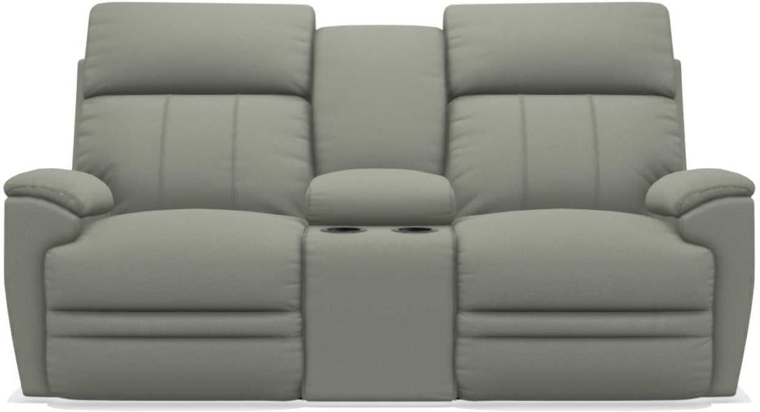 La-Z-Boy Talladega Platinum La-Z-Time Full Reclining Loveseat With Console image