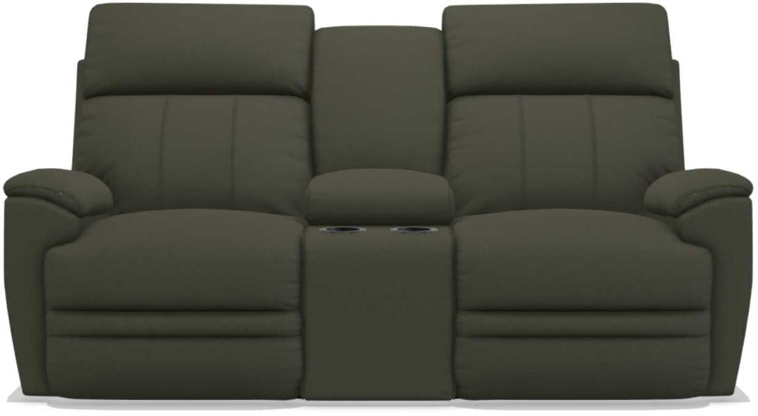 La-Z-Boy Talladega Charcoal La-Z-Time Power-Reclineï¿½ Loveseat With Console & Power Headrest image