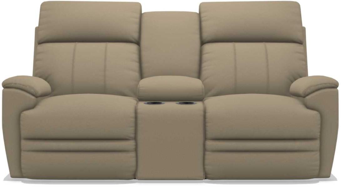 La-Z-Boy Talladega Wicker La-Z-Time Power-Reclineï¿½ Loveseat With Console & Power Headrest image