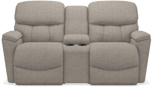 La-Z-Boy Kipling Pewter La-Z-Time Power-Reclineï¿½ Reclining Loveseat With Power Headrest and Console image