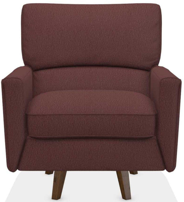 La-Z-Boy Bellevue Burgundy High Leg Swivel Chair image