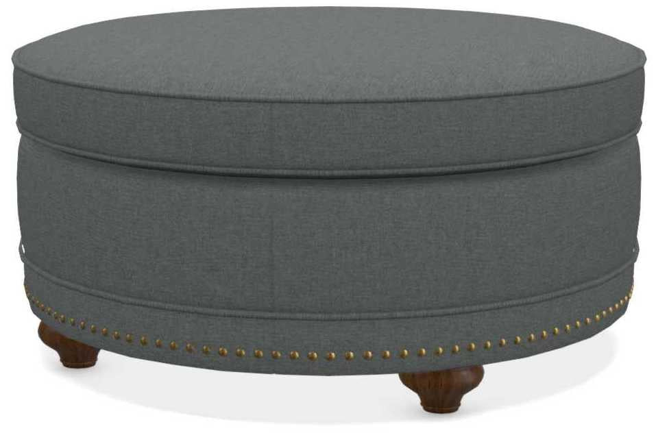 La-Z-Boy Coronet Grey Storage Ottoman image