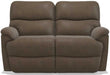 La-Z-Boy Trouper PowerRecline La-Z-Time Mink Reclining Loveseat w/Power Headrest image