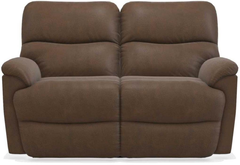 La-Z-Boy Trouper PowerRecline La-Z-Time Whiskey Reclining Loveseat w/Power Headrest image