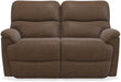 La-Z-Boy Trouper PowerRecline La-Z-Time Whiskey Reclining Loveseat w/Power Headrest image