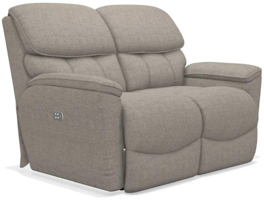 La-Z-Boy Kipling Pewter La-Z-Time Power-Reclineï¿½ Full Reclining Loveseat with Power Headrest