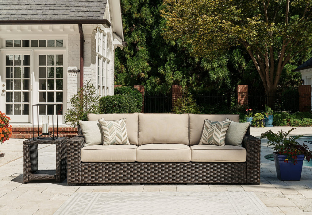 Coastline Bay Outdoor Sofa with Cushion