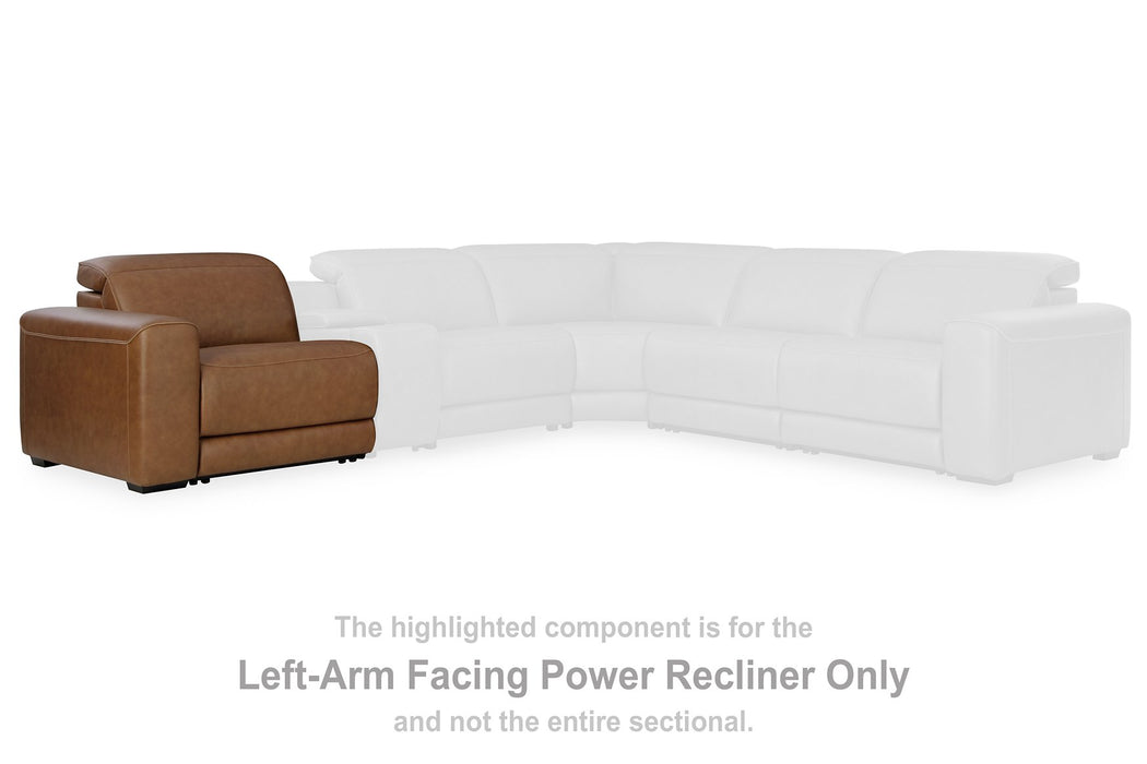 Magic Man Power Reclining Sectional with Console